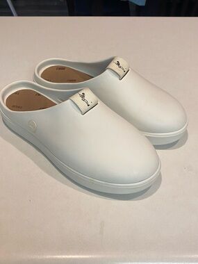 TRUE LINKSWEAR FS-SLIDE POST GOLF MULE SLIDE COMFORT LEISURE BONE MENS SZ 10
